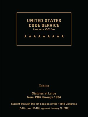 cover image of United States Code Service
